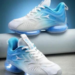 LUCKY STEP Kid's Glitter Running Sneaker Sparkly